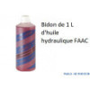 FAAC 714017 bidon de 1 litre d'huile hydraulique