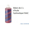 FAAC 714017 bidon de 1 litre d'huile hydraulique