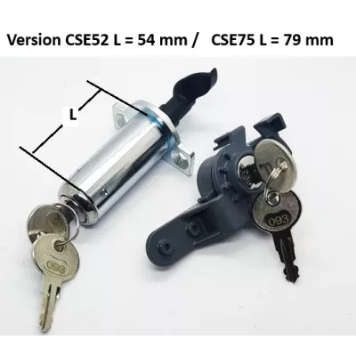 BFT CSE75 déverrouillage à clé intérieur extérieur pour serrure BFT