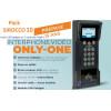 INTRATONE INTERPHONE 06-0228+ PACK ONLY-ONE SIROCCO10 de 1 à 10 logements VIDEO GSM prépayé 15 ans