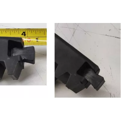 Crémaillère M4 nylon CAME 009CGZP coulissant 800 Kg maxi. Longueur de 1m
