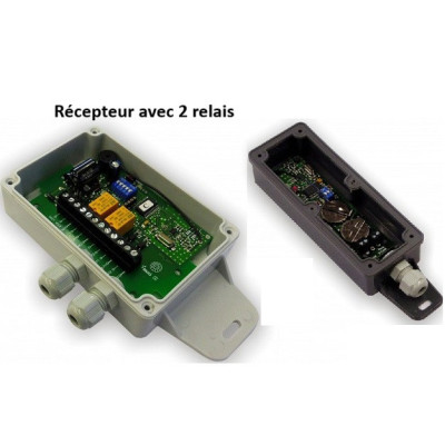 AERF KIT WIRELESSBAND 2R  transmission par radio de l'état de 2 circuits de barres palpeuses Ouverture/ Fermeture