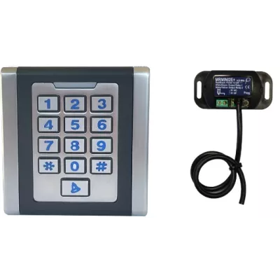 170RADIOKEYPAD Clavier à Code radio avec un récepteur radio PRASTEL 2 relais