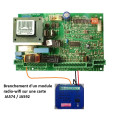 Clavier radio avec 1 télécommande et un récepteur RADIO-WIFI 433/868 Mhz 2 relais, 12/24V ou 230V