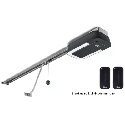 NICE SPIDER SPR40BDKCER30 KIT de motorisation de porte de garage domestique avec rail de 4,00 m