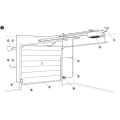 NICE SPIDER SPR40BDKCER30 KIT de motorisation de porte de garage domestique avec rail de 4,00 m