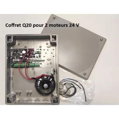 Coffret électronique universelle GGPQ20 pour l'alimentation de 2 moteurs 24V