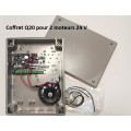 Coffret électronique universelle GGPQ20 pour 2 moteurs 24V