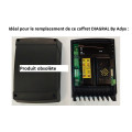 Coffret de portail universel GGPQ20A pour 2 moteurs 24V, livré avec 2 télécommandes, adaptation toutes marques