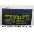Batterie YUASA NP1.2-12 – 12V 1.2Ah AGM étanche pour alarme et UPS