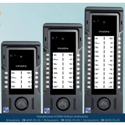 INTRATONE INTERPHONE 29-5003+ PACK TSUNAMI de 1 à 24 logements VIDEO GSM prépayé 15 ans