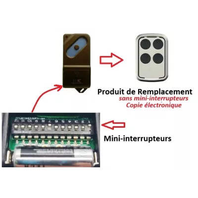FAAC TM1 868DS télécommande 1 touche 868Mhz