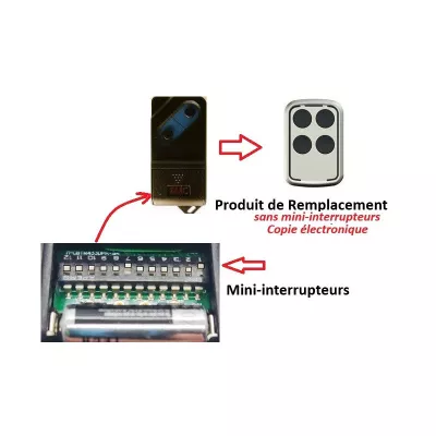 FAAC TM2 868DS télécommande 2 touches 868Mhz