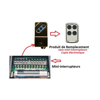 FAAC TM3 868DS télécommande 3 touches 868Mhz
