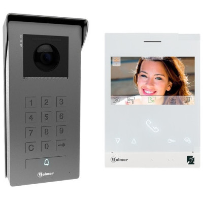 GOLMAR GS5113/ART4XLIT kit interphone vidéo 4", 2 fils avec clavier à codes
