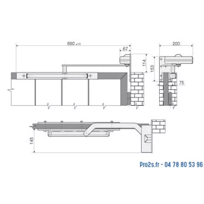 MAB 680C Ferme portillon