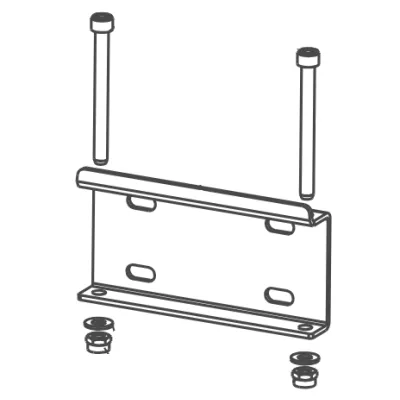 Plaque de fixation murale 63003423 pour COMPAS FAAC ENERGY 391 ou GENIUS COMPAS