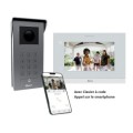 GOLMAR GS5113-ART7W, kit interphone vidéo HD 7" 2 fils WIFI, appels smartphone et clavier à codes