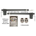 GGP Kit 2 vérins 230V course de 400mm avec coffret Q81 et 2 télécommandes