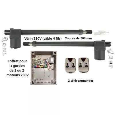 kit course 300 mm 230V