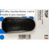 CAME TOP44FGN 806TS-0310 télécommande 4 tx NOIRE 433 mhz code simple