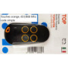 CAME TOPD4FRN 806TS-0330 télécommande 4 tx ORANGE 433 - 868 mhz code simple