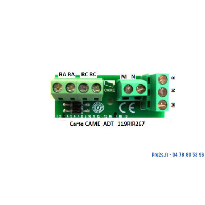 CAME 119RIR267 CARTE ADT