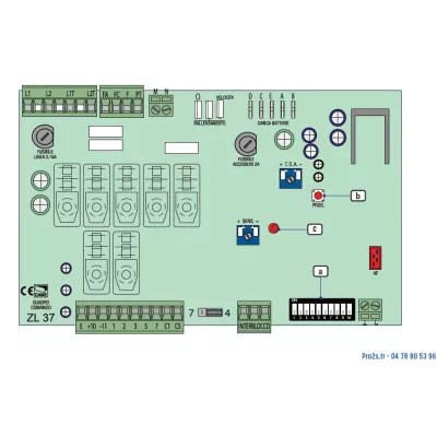 CAME ZL37 carte électronique pour 1 moteur de barrière 24V ZL31 ZL35
