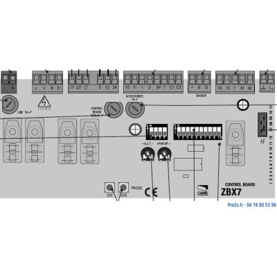 CAME ZBX7 ZBK7 carte électronique 1 moteur 230V