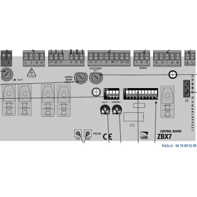 CAME ZBX7 ZBK7 carte électronique 1 moteur 230V