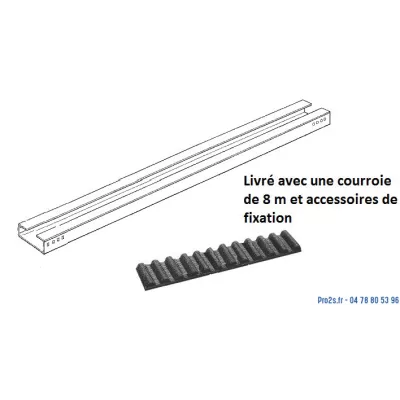 Nice SPIN SNA31 rail de 1 m supplémentaire