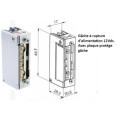 Gâche électrique GA 1411RT RUPTURE 12Vdc