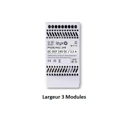 IZYX PSDX2402.5 HE Alimentation rail DIN 24V 2,5A