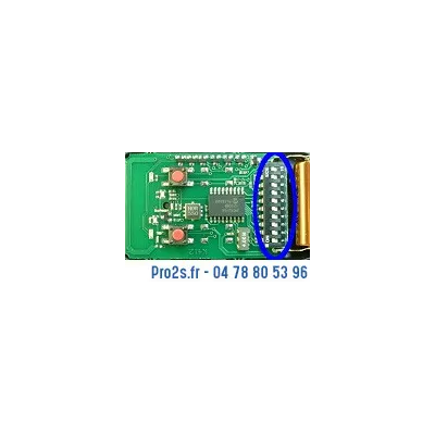 Compatible TKC 433 télécommande 2 touches