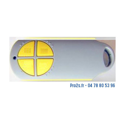 Télécommande IMMOTEC EHF 868 4B blanche à quatre boutons pour contrôle d’accès collectif