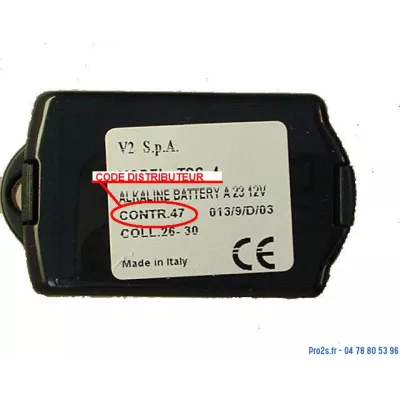 V2 TSC4 télécommande 433 Mhz rolling-code