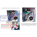 Coffret de portail universel GGPQ20A pour 2 moteurs 24V, livré avec 2 télécommandes, adaptation toutes marques