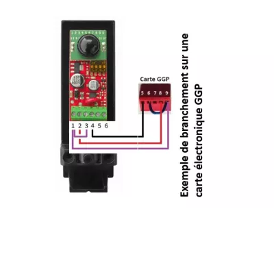 Photocellule universelle GGP CELL BAT 1 filaire, 1 à pile 3 ans