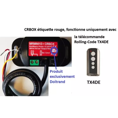 DOITRAND MRMINI1E+ CRBOX récepteur 1 cnx fonctionne avec TX4DE