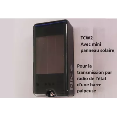 NICE TCW2 transmetteur radio solaire pour barre palpeuse