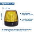Clignotant universel LED GGP pour motorisation de portail 12 à 230V