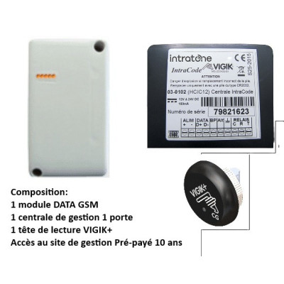 INTRATONE 06-0102+ INTRABOX avec tête VIGIK+, gestion à distance